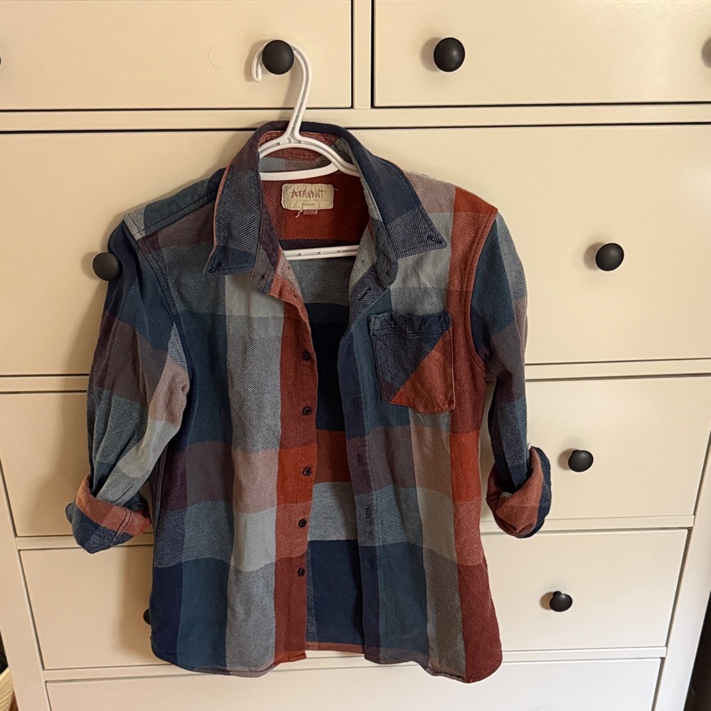 Blue and red Plaid Shirt